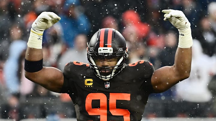 Cleveland Browns defensive end Myles Garrett Cleveland Browns defensive end Myles Garrett