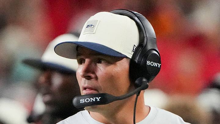 Seattle Seahawks head coach Mike MacDonald watches play against the Kansas City Chiefs. Seattle Seahawks head coach Mike MacDonald watches play against the Kansas City Chiefs.