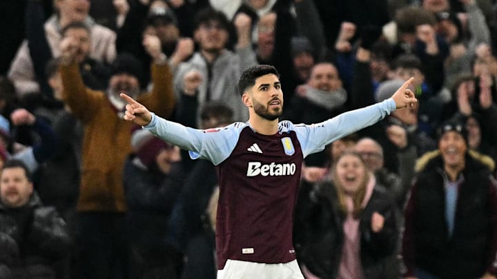 Marco Asensio, auteur d'un doublé avec Aston Villa contre Cardiff