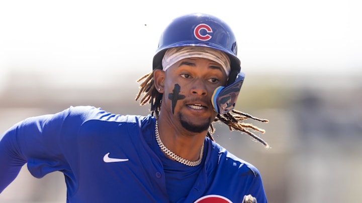 Chicago Cubs outfielder Kevin Alcantara