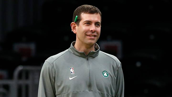 Jan 18, 2020; Boston, Massachusetts, USA; Boston Celtics head coach Brad Stevens walks the court before their game against the Phoenix Suns at TD Garden. Mandatory Credit: Winslow Townson-USA TODAY Sports Jan 18, 2020; Boston, Massachusetts, USA; Boston Celtics head coach Brad Stevens walks the court before their game against the Phoenix Suns at TD Garden. Mandatory Credit: Winslow Townson-USA TODAY Sports