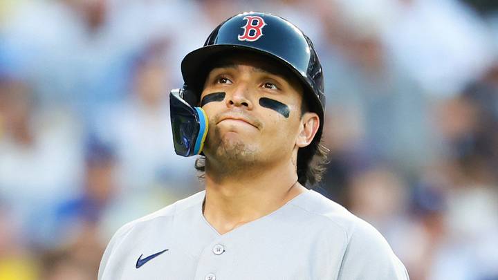 Boston Red Sox second baseman Anthony Seigler (48). Boston Red Sox second baseman Anthony Seigler (48).