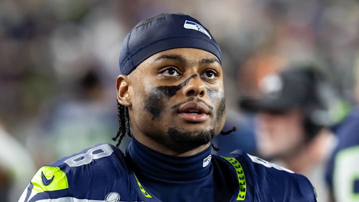 Seattle Seahawks safety Coby Bryant during Super Bowl LX