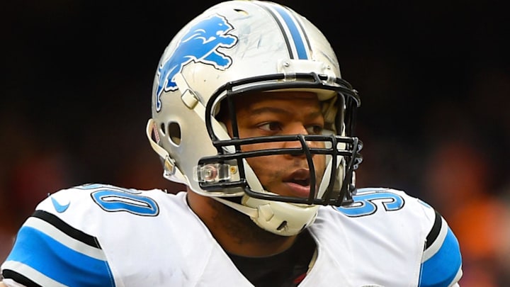 Detroit Lions defensive tackle Ndamukong Suh (90).