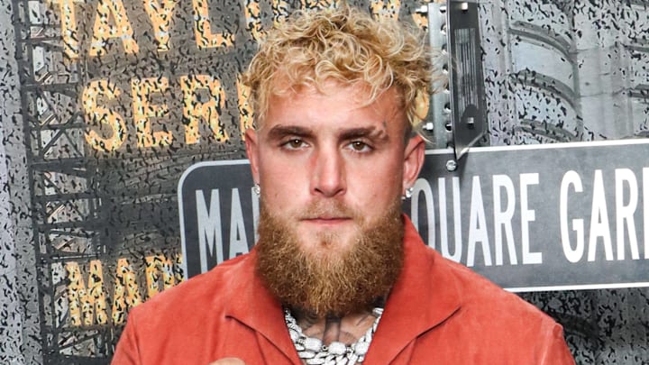 American professional boxer, influencer and actor Jake Paul arrives at the Netflix Live Event on July 10, 2025.