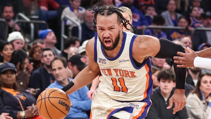 Jan 3, 2026; New York, New York, USA; New York Knicks guard Jalen Brunson (11) drives past Philadelphia 76ers guard Tyrese Maxey (0) in the first quarter at Madison Square Garden. Mandatory Credit: Wendell Cruz-Imagn Images Jan 3, 2026; New York, New York, USA; New York Knicks guard Jalen Brunson (11) drives past Philadelphia 76ers guard Tyrese Maxey (0) in the first quarter at Madison Square Garden. Mandatory Credit: Wendell Cruz-Imagn Images