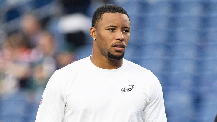 Philadelphia Eagles running back Saquon Barkley Philadelphia Eagles running back Saquon Barkley