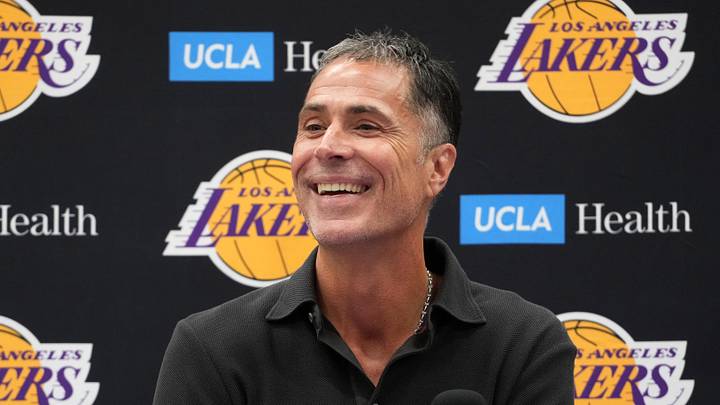 Los Angeles Lakers general manager Rob Pelinka Los Angeles Lakers general manager Rob Pelinka