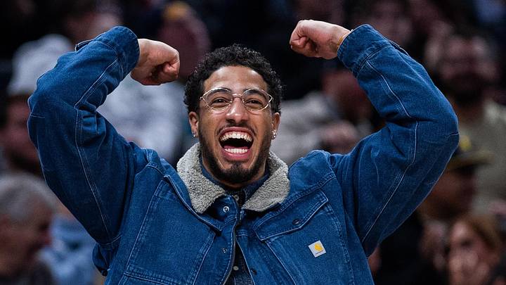 Tyrese Haliburton is an excellent selection at the 82-0.com website. | Trevor Ruszkowski-Imagn Images