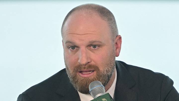 Milwaukee Bucks introduce new head coach Taylor Jenkins speaks at a press conference at Milwaukee Art Museum on May 6, 2026.