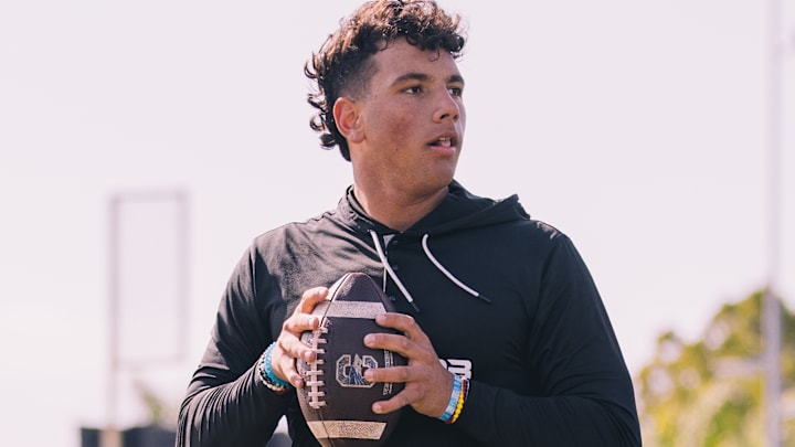 Dylan Raiola off-season prep