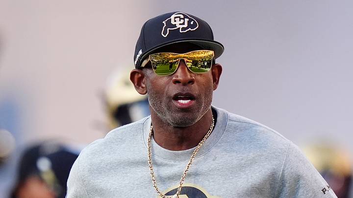 Oct 3, 2026; Boulder, Colorado, USA; Colorado Buffaloes head coach Deion Sanders before the game against the Texas Tech Red Raiders at Folsom Field. Oct 3, 2026; Boulder, Colorado, USA; Colorado Buffaloes head coach Deion Sanders before the game against the Texas Tech Red Raiders at Folsom Field.