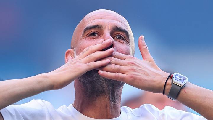 Pep Guardiola manages Manchester City against Aston Villa Pep Guardiola manages Manchester City against Aston Villa