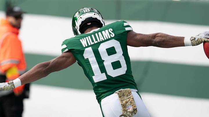 New York Jets wide receiver Isaiah Williams (18) New York Jets wide receiver Isaiah Williams (18)