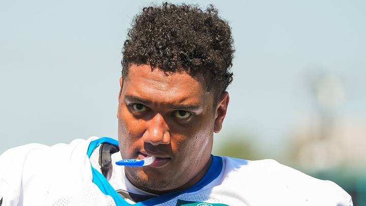 Carolina Panthers offensive lineman Chandler Zavala