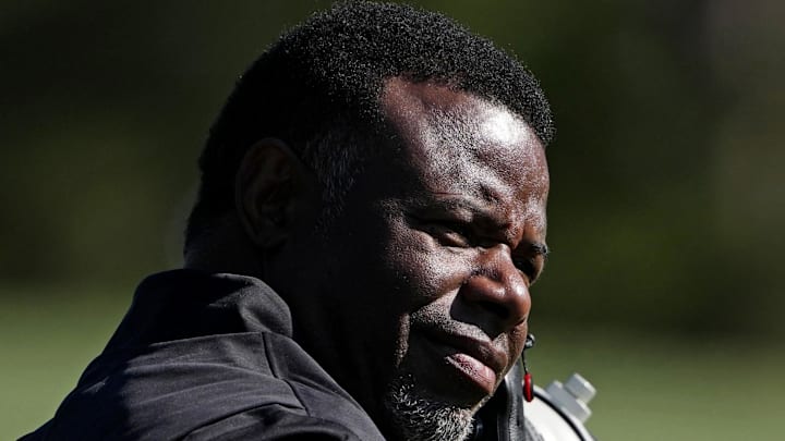 Ken Griffey Jr. is seen on the second green during the second round of the Masters Tournament at Augusta National Golf Club in 2025. Ken Griffey Jr. is seen on the second green during the second round of the Masters Tournament at Augusta National Golf Club in 2025.