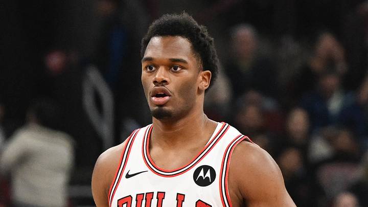 Oct 9, 2026; Chicago, Illinois, USA; Chicago Bulls forward Tobe Awaka (19) during the first half against Memphis Grizzlies at United Center. Mandatory Credit: Matt Marton-Imagn Images Oct 9, 2026; Chicago, Illinois, USA; Chicago Bulls forward Tobe Awaka (19) during the first half against Memphis Grizzlies at United Center. Mandatory Credit: Matt Marton-Imagn Images