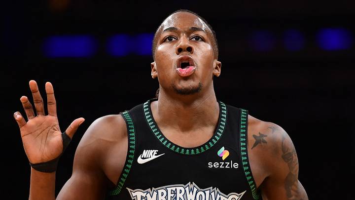 Mar 22, 2026; Boston, Massachusetts, USA; Minnesota Timberwolves guard Ayo Dosunmu (13) reacts after making a basket during the first half against the Boston Celtics at TD Garden. Mandatory Credit: Bob DeChiara-Imagn Images Mar 22, 2026; Boston, Massachusetts, USA; Minnesota Timberwolves guard Ayo Dosunmu (13) reacts after making a basket during the first half against the Boston Celtics at TD Garden. Mandatory Credit: Bob DeChiara-Imagn Images