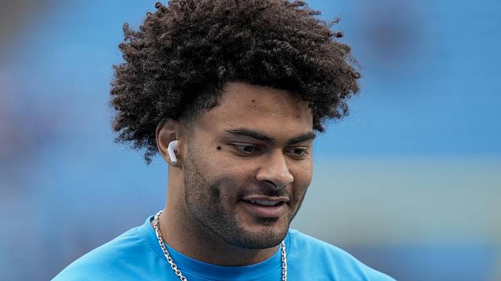 Carolina Panthers tight end Tommy Tremble 