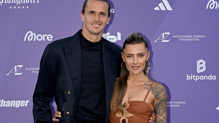Alexander Zverev and girlfriend Sophia Thomalla at WorldChanger Foundation Day.
