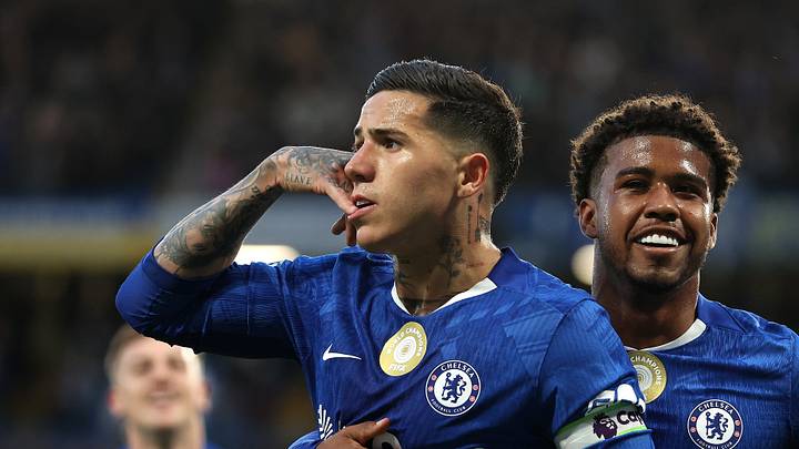 Enzo Fernández (left) and Andrey Santos inspired Chelsea’s win. 