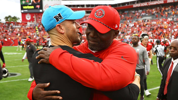 Dave Canales and Todd Bowles