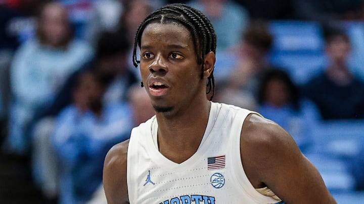 North Carolina forward Caleb Wilson during UNC's exhibtion game vs. Winston-Salem State on Oct. 29, 2025.