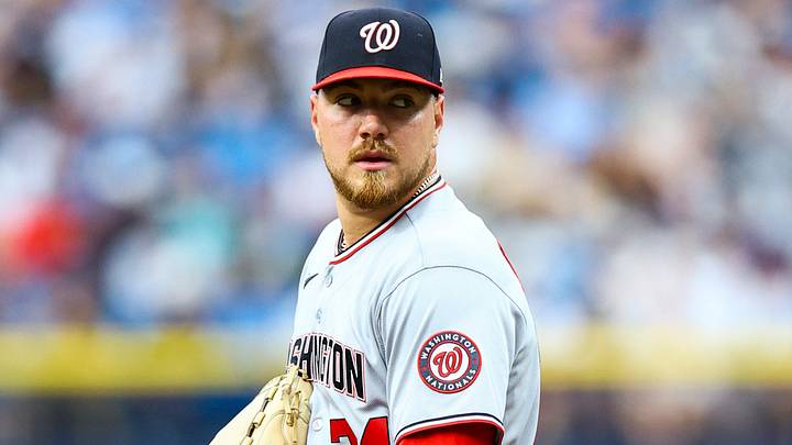 Washington Nationals starting pitcher Cade Cavalli Washington Nationals starting pitcher Cade Cavalli