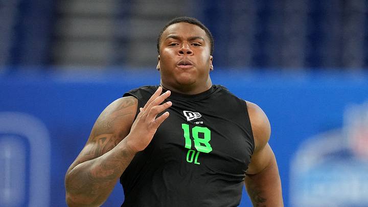 New York Giants offensive lineman JC Davis New York Giants offensive lineman JC Davis