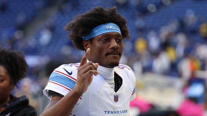 Tennessee Titans wide receiver Carnell Tate Tennessee Titans wide receiver Carnell Tate