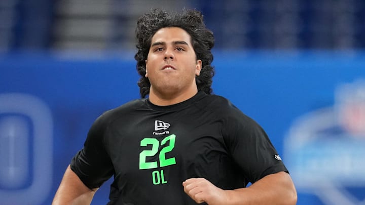 Utah offensive lineman Spencer Fano (OL22).