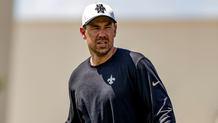 New Orleans Saints offensive coordinator Klint Kubiak