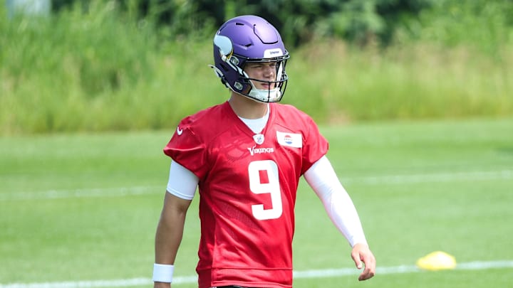 The Vikings have built a quarterback-friendly roster around J.J. McCarthy, as he takes over a team that went 14–3 last year.