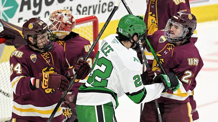 Since its inaugural playing season in 2013–14, NCHC teams like UMD and UND have captured eight national championships Since its inaugural playing season in 2013–14, NCHC teams like UMD and UND have captured eight national championships