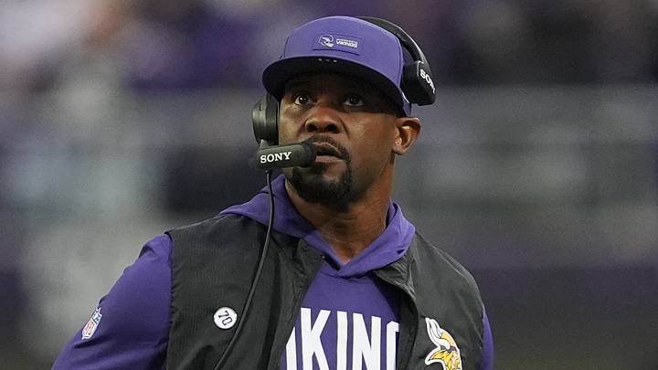 Minnesota Vikings defensive coordinator Brian Flores