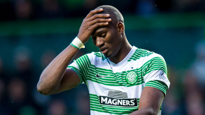 02/11/13 SCOTTISH PREMIERSHIP.CELTIC v DUNDEE UTD.CELTIC PARK - GLASGOW.Dejection for Celtic's Amido 02/11/13 SCOTTISH PREMIERSHIP.CELTIC v DUNDEE UTD.CELTIC PARK - GLASGOW.Dejection for Celtic's Amido