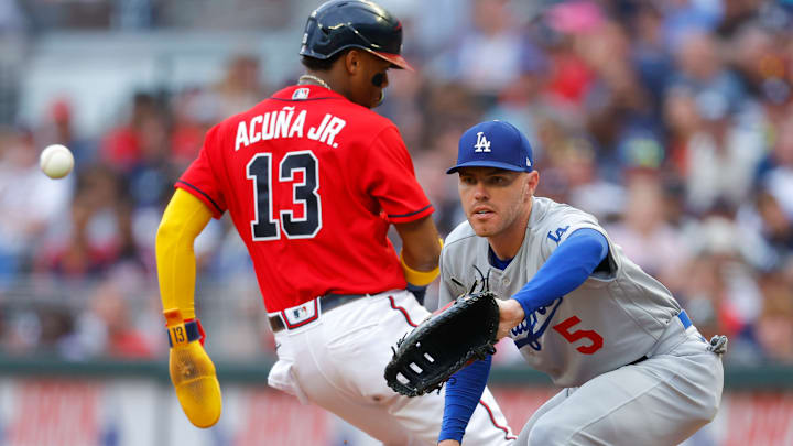 Atlanta Braves outfielder Ronald Acuña Jr. and Los Angeles Dodgers first baseman Freddie Freeman