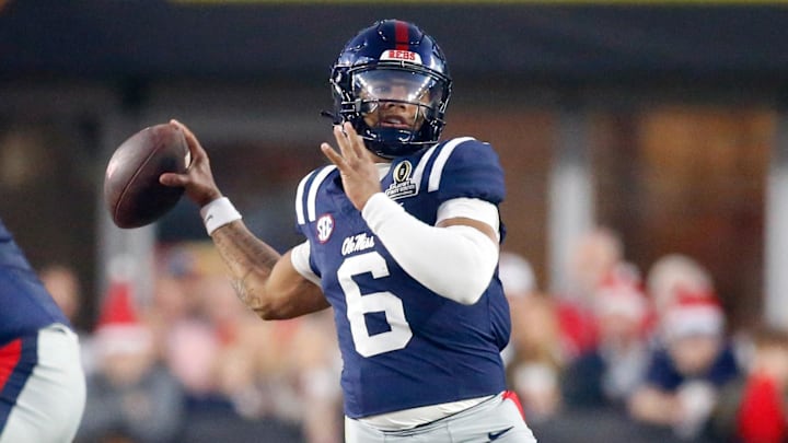 The battle of the quarterbacks between Mississippi’s Trinidad Chambliss and Georgia’s Gunner Stockton (not shown) will be key.