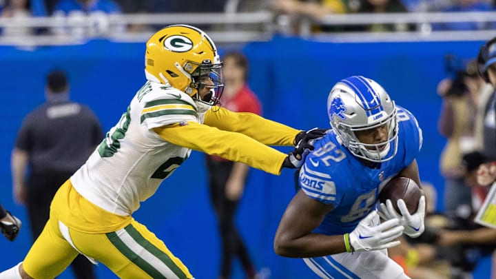 Green Bay Packers cornerback Jaire Alexander is out for Sunday's game against the Detroit Lions.
