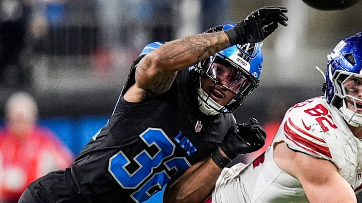 Detroit Lions safety Brian Branch (32). Detroit Lions safety Brian Branch (32).