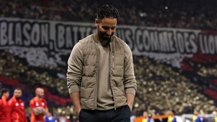 Ruben Amorim's Manchester United conceded in stoppage-time against Lyon