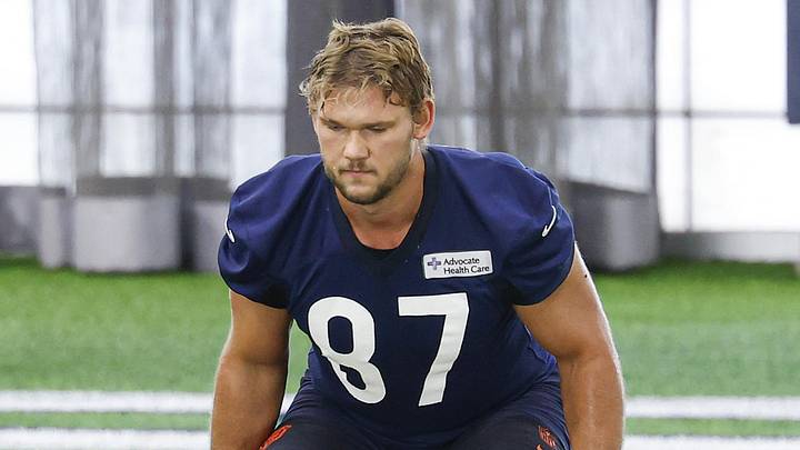 Chicago Bears tight end Sam Roush