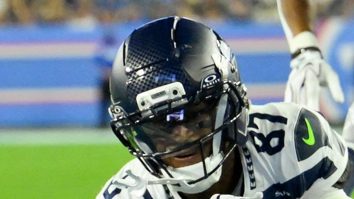 Seattle Seahawks wide receiver Montorie Foster Jr. dives for the ball