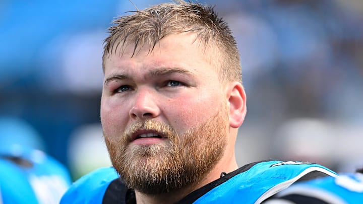 Carolina Panthers center Cade Mays Carolina Panthers center Cade Mays