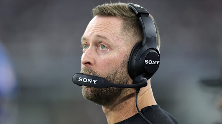 Washington Commanders offensive coordinator Kliff Kingsbury Washington Commanders offensive coordinator Kliff Kingsbury