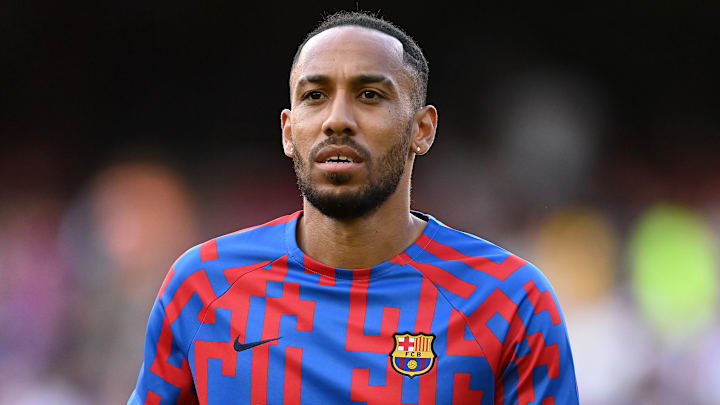 Aubameyang was injured protecting his family