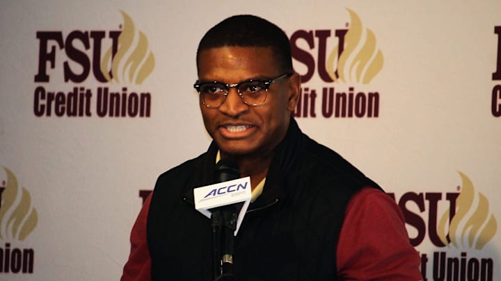 FSU linebackers coach Chris Marve at the FSU National Signing Day Party on Feb. 5, 2020.

Img 4547