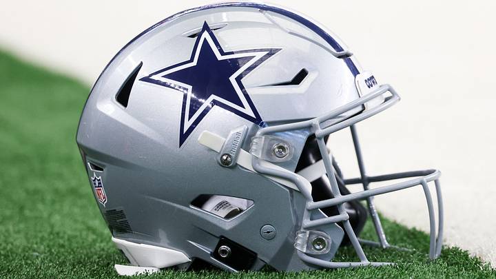 Nov 23, 2025; Arlington, Texas, USA; A general view of a Dallas Cowboys helmet before the game against the Philadelphia Eagles at AT&T Stadium. Mandatory Credit: Kevin Jairaj-Imagn Images Nov 23, 2025; Arlington, Texas, USA; A general view of a Dallas Cowboys helmet before the game against the Philadelphia Eagles at AT&T Stadium. Mandatory Credit: Kevin Jairaj-Imagn Images