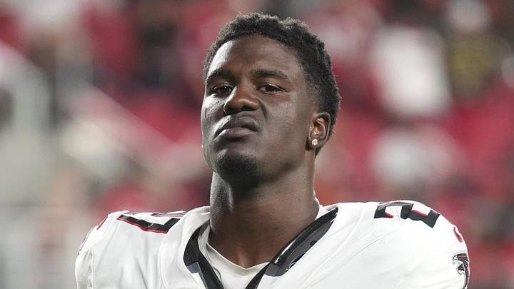 Atlanta Falcons defensive end James Pearce Jr. Atlanta Falcons defensive end James Pearce Jr.