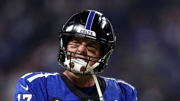 Philip Rivers of the Indianapolis Colts celebrates